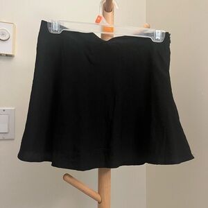 Urban Outfitters Black Mini Slip Skirt NWT